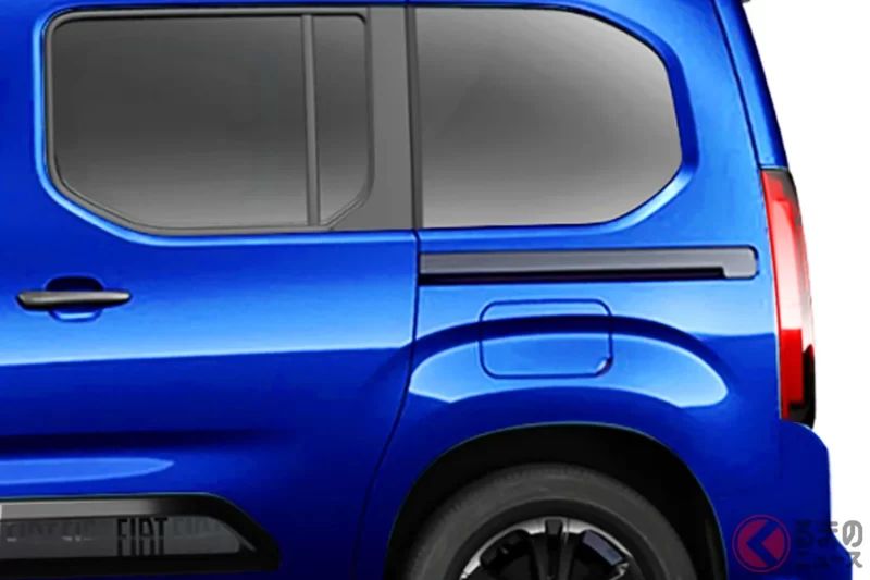 451 萬日圓！全新「5 人座 MPV」登場！全長 4.4 公尺車身搭配便利的滑門設計！披上專屬「藍色」塗裝的 Fiat「Doblo Oceano Blu」值得關注！